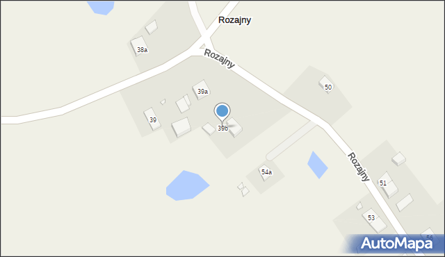 Rozajny, Rozajny, 39b, mapa Rozajny