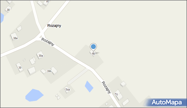 Rozajny, Rozajny, 50, mapa Rozajny