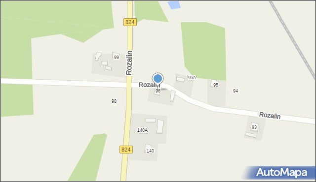 Rozalin, Rozalin, 96, mapa Rozalin