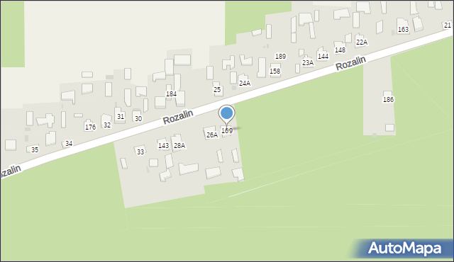 Rozalin, Rozalin, 169, mapa Rozalin