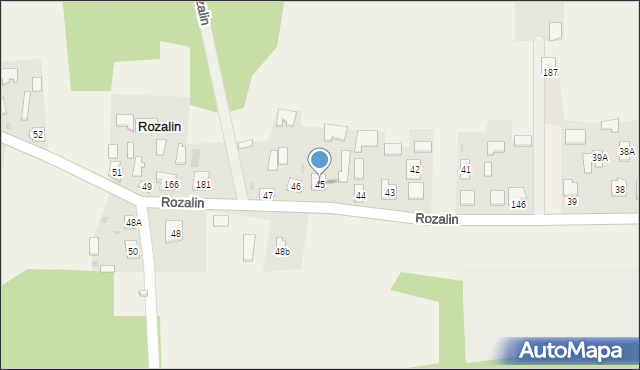 Rozalin, Rozalin, 45, mapa Rozalin