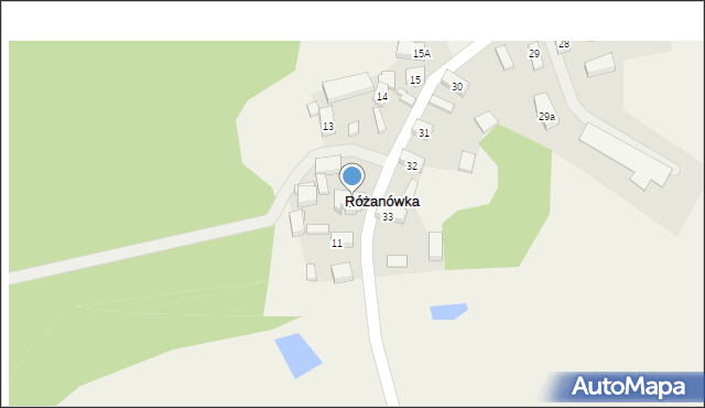 Różanówka, Różanówka, 12, mapa Różanówka