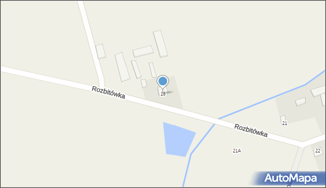 Rozbitówka, Rozbitówka, 18, mapa Rozbitówka