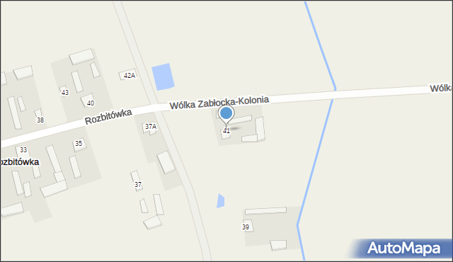 Rozbitówka, Rozbitówka, 41, mapa Rozbitówka