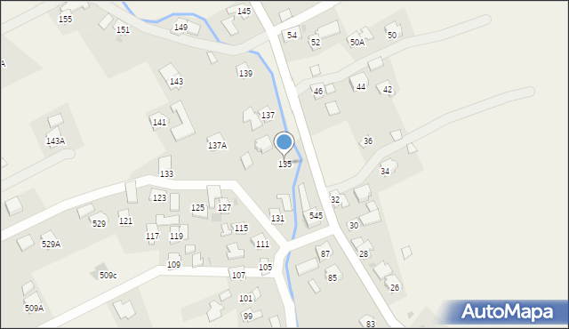 Rozbórz, Rozbórz, 135, mapa Rozbórz