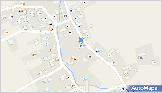 Rozbórz, Rozbórz, 83, mapa Rozbórz