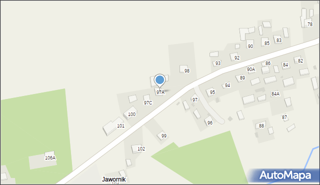 Rozbórz Długi, Rozbórz Długi, 97A, mapa Rozbórz Długi