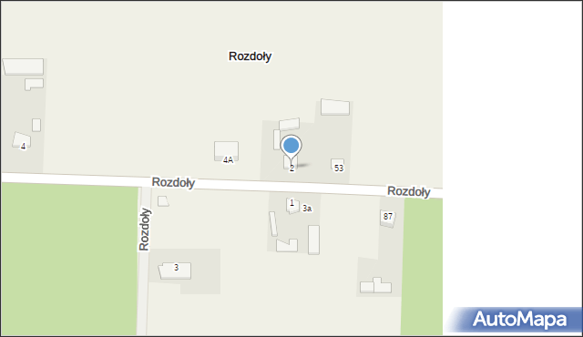 Rozdoły, Rozdoły, 2, mapa Rozdoły