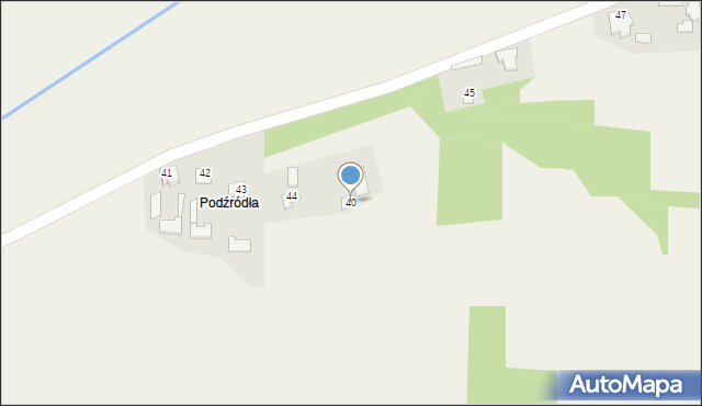 Rozdoły, Rozdoły, 40, mapa Rozdoły