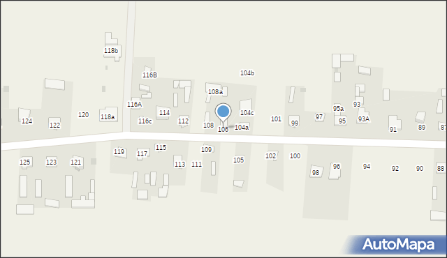 Rożdżałów, Rożdżałów, 106, mapa Rożdżałów