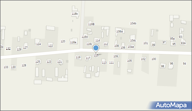 Rożdżałów, Rożdżałów, 115, mapa Rożdżałów