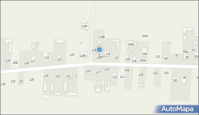 Rożdżałów, Rożdżałów, 116c, mapa Rożdżałów