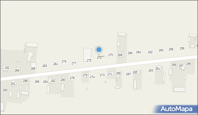 Rożdżałów, Rożdżałów, 272, mapa Rożdżałów