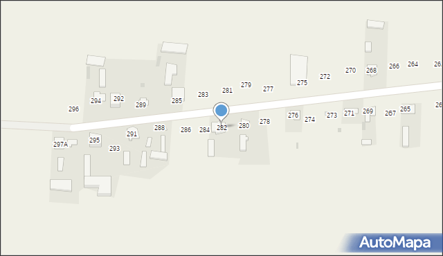 Rożdżałów, Rożdżałów, 282, mapa Rożdżałów