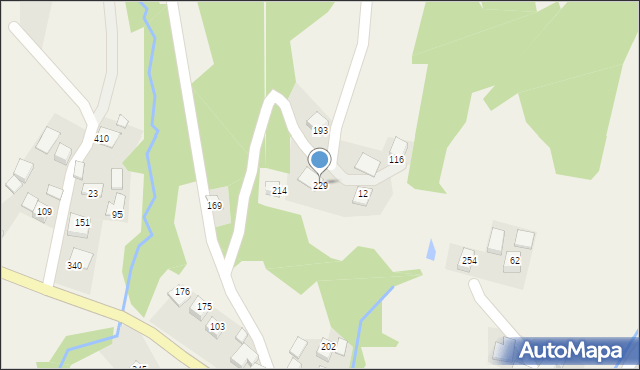 Rozdziele, Rozdziele, 229, mapa Rozdziele