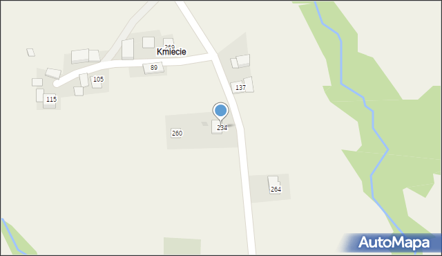 Rozdziele, Rozdziele, 234, mapa Rozdziele