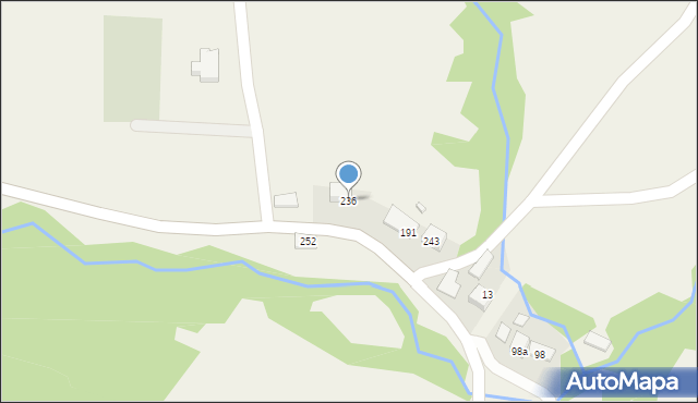 Rozdziele, Rozdziele, 236, mapa Rozdziele