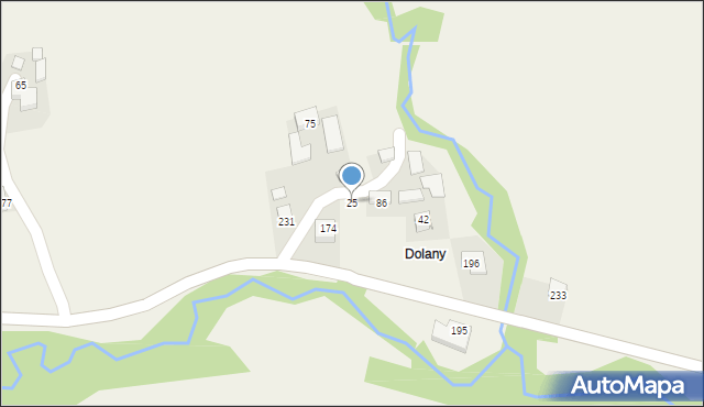 Rozdziele, Rozdziele, 25, mapa Rozdziele