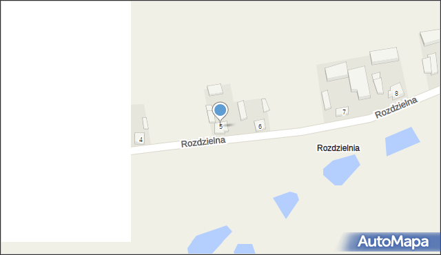 Rozdzielna, Rozdzielna, 5, mapa Rozdzielna