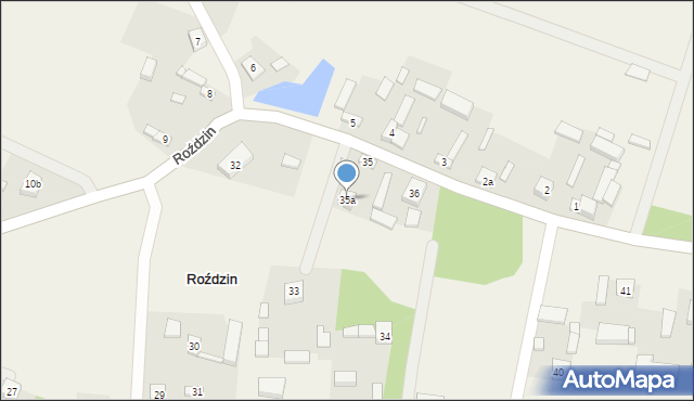 Roździn, Roździn, 35a, mapa Roździn