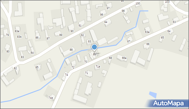 Rożental, Rożental, 69, mapa Rożental