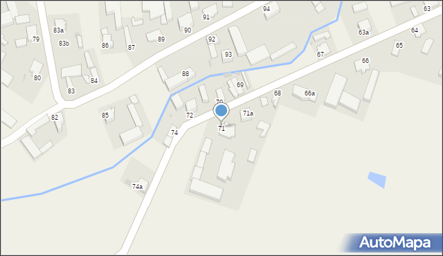 Rożental, Rożental, 71, mapa Rożental