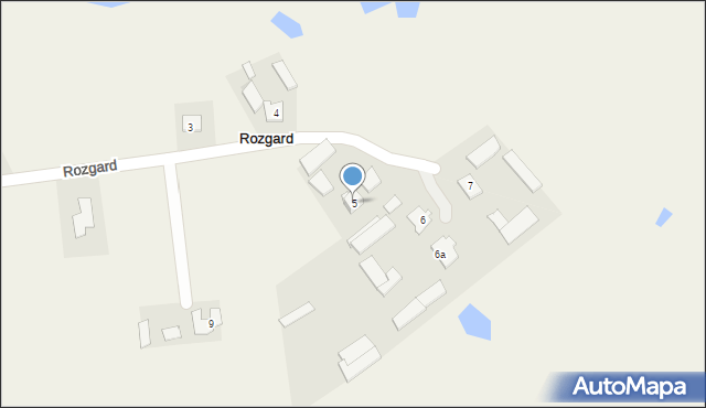 Rozgard, Rozgard, 5, mapa Rozgard