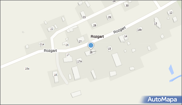Rozgart, Rozgart, 16, mapa Rozgart