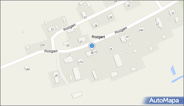 Rozgart, Rozgart, 16, mapa Rozgart