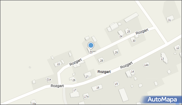 Rozgart, Rozgart, 23, mapa Rozgart