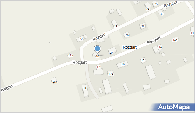 Rozgart, Rozgart, 26, mapa Rozgart