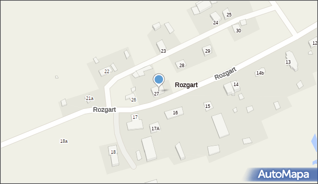 Rozgart, Rozgart, 27a, mapa Rozgart