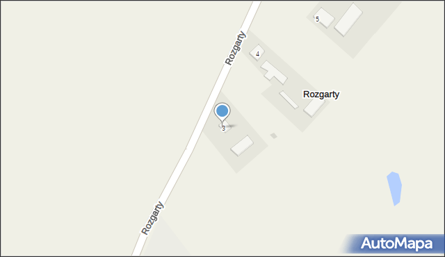 Rozgarty, Rozgarty, 3, mapa Rozgarty
