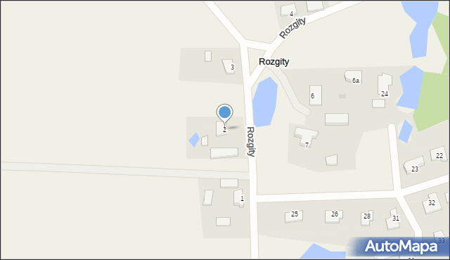 Rozgity, Rozgity, 2, mapa Rozgity