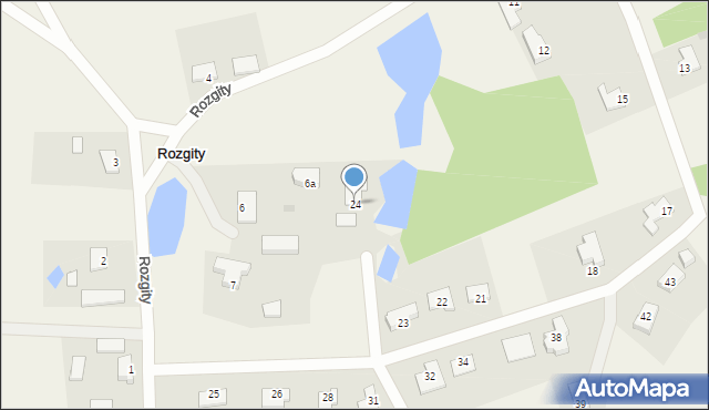 Rozgity, Rozgity, 24, mapa Rozgity