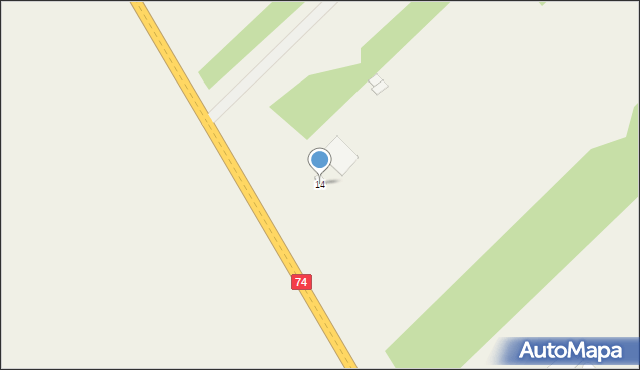 Rozgół, Rozgół, 14, mapa Rozgół