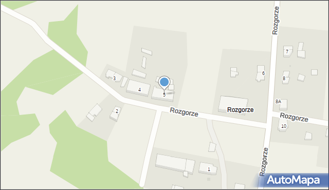 Rozgorze, Rozgorze, 5, mapa Rozgorze