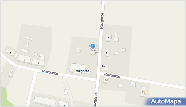 Rozgorze, Rozgorze, 6/1, mapa Rozgorze