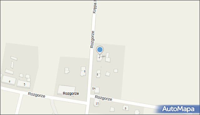 Rozgorze, Rozgorze, 7/1, mapa Rozgorze