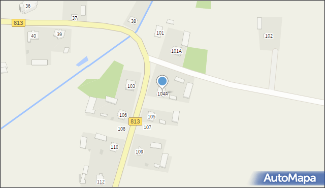 Rozkopaczew, Rozkopaczew, 104A, mapa Rozkopaczew