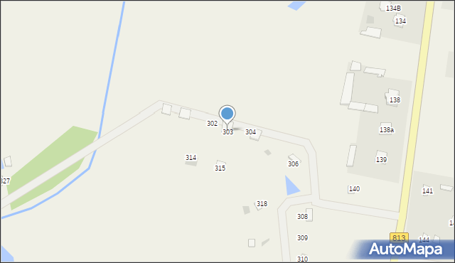 Rozkopaczew, Rozkopaczew, 303, mapa Rozkopaczew