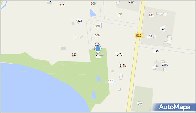 Rozkopaczew, Rozkopaczew, 311, mapa Rozkopaczew