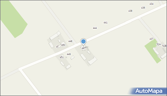 Rozkopaczew, Rozkopaczew, 447, mapa Rozkopaczew