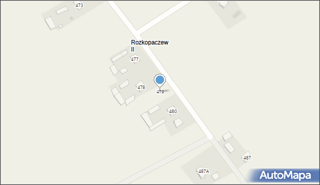 Rozkopaczew, Rozkopaczew, 479, mapa Rozkopaczew