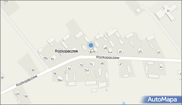 Rozkopaczew, Rozkopaczew, 50, mapa Rozkopaczew