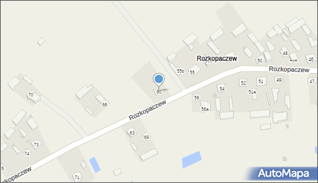 Rozkopaczew, Rozkopaczew, 60, mapa Rozkopaczew