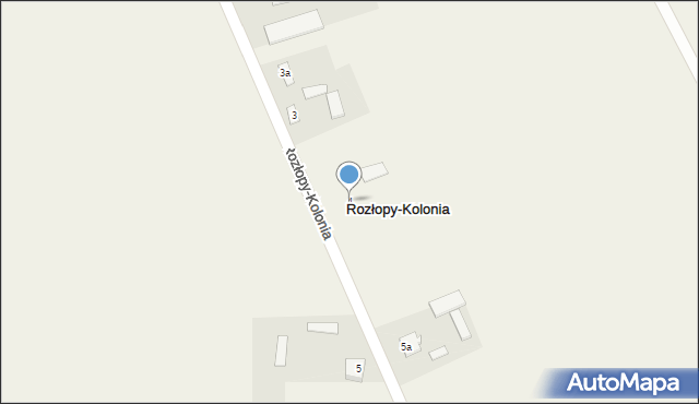 Rozłopy-Kolonia, Rozłopy-Kolonia, 4, mapa Rozłopy-Kolonia