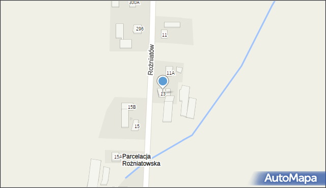 Rożniatów, Rożniatów, 13, mapa Rożniatów