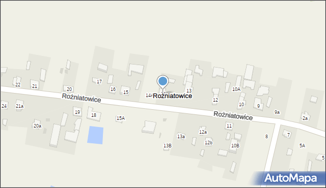 Rożniatowice, Rożniatowice, 14, mapa Rożniatowice