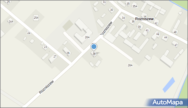 Rozniszew, Rozniszew, 28, mapa Rozniszew